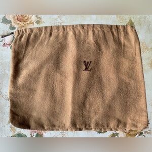 Louis Vuitton Tan Dustbag 11”x14”